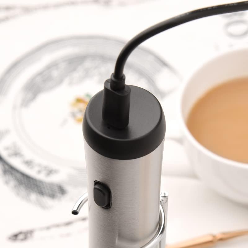 ☕ Handheld Milk Frother – Rechargeable & Portable