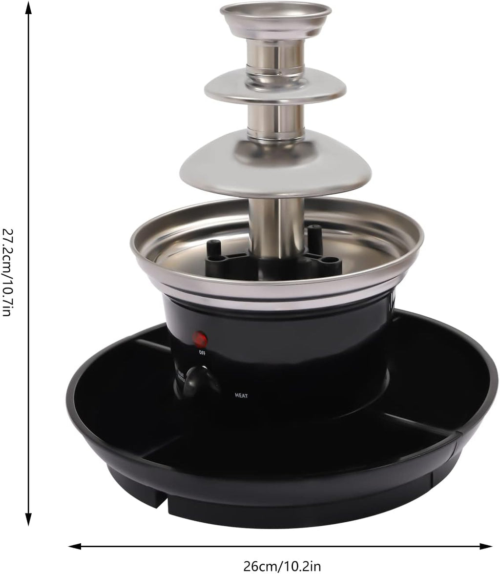 🍫 3-Tier Chocolate Fountain – Perfect for Parties & Events