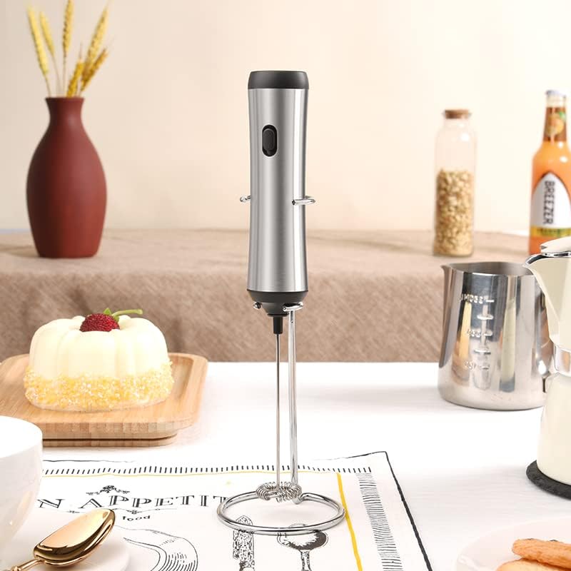 ☕ Handheld Milk Frother – Rechargeable & Portable