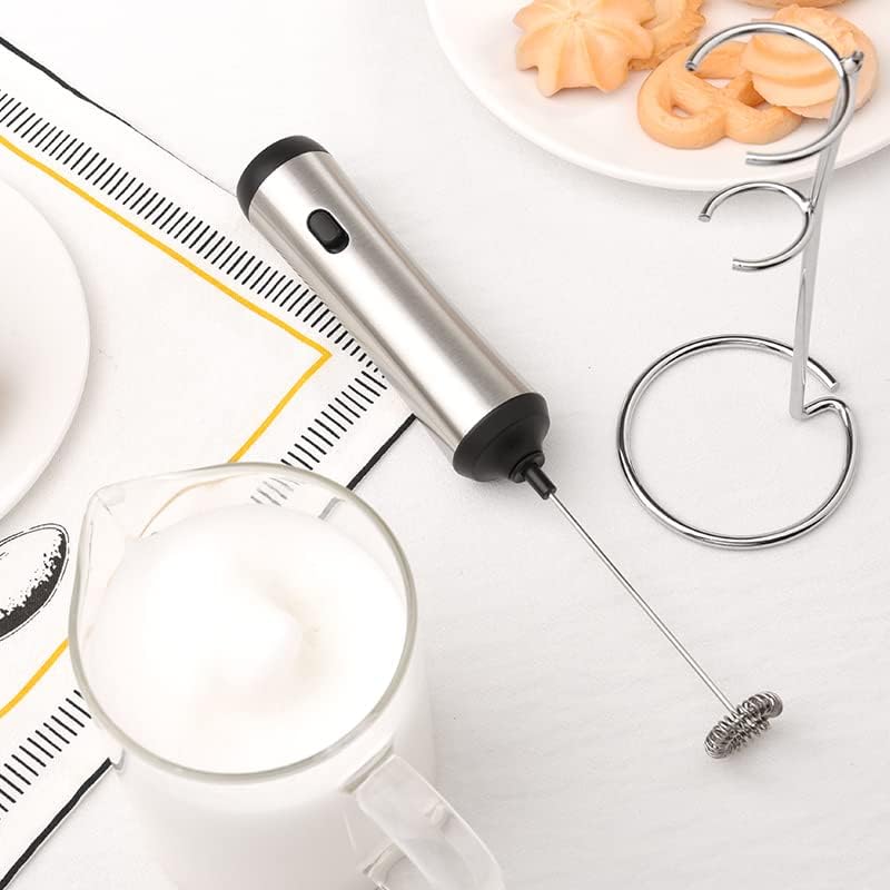 ☕ Handheld Milk Frother – Rechargeable & Portable