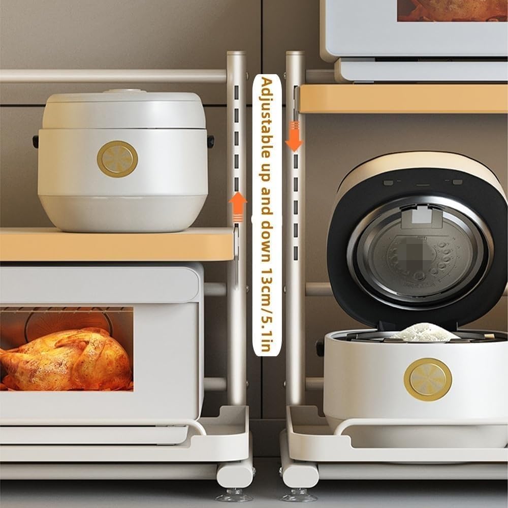 🍴 Multifunctional Microwave Organizer – Space Saver