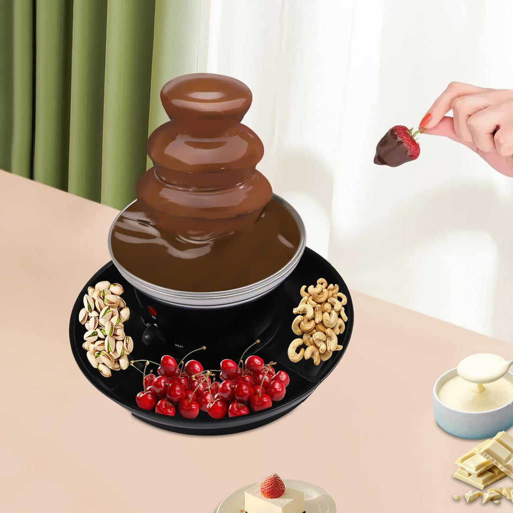 🍫 3-Tier Chocolate Fountain – Perfect for Parties & Events