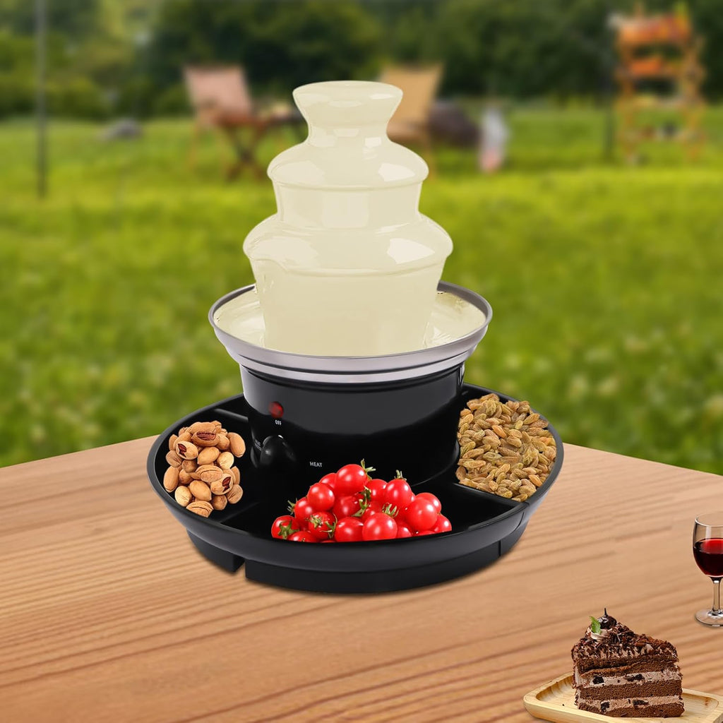 🍫 3-Tier Chocolate Fountain – Perfect for Parties & Events